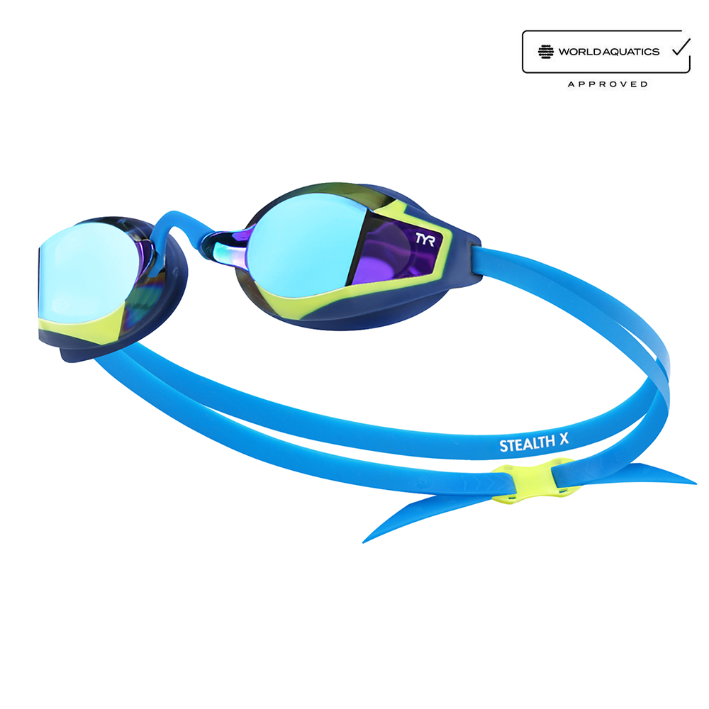 티어 스텔스-X 퍼포먼스 미러 수경 블루 [LGSTLXM-420 FINA인증]