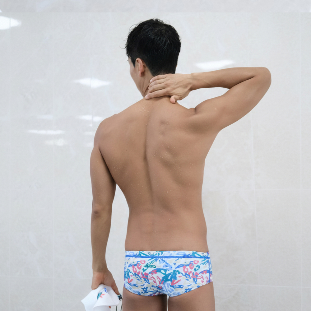 와일드 숏사각 탄탄이 블루