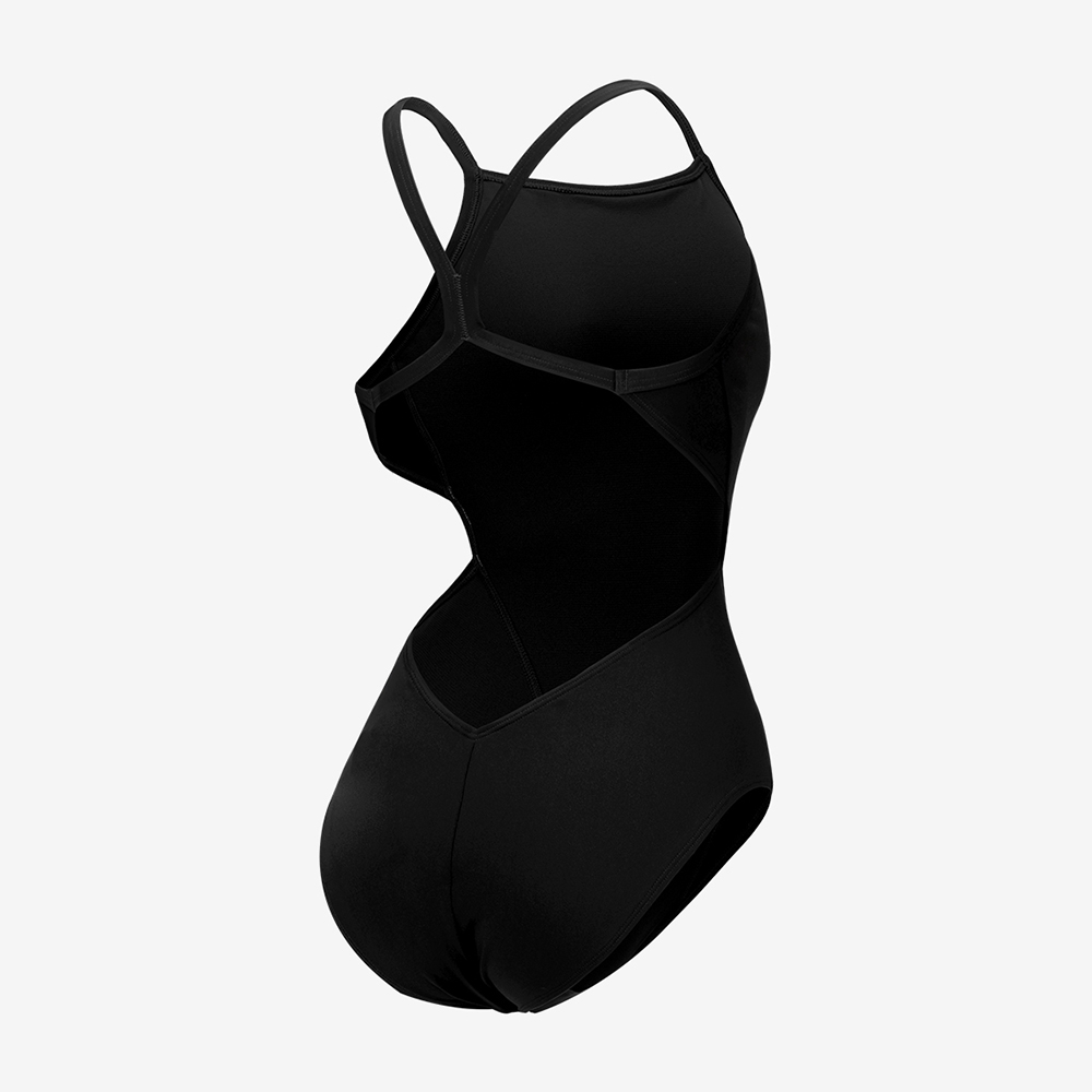 아디다스 우먼 립스트림 팀 씬스트랩 C백 탄탄이 블랙 [KT0523 여자 실내수영복] 디테일
