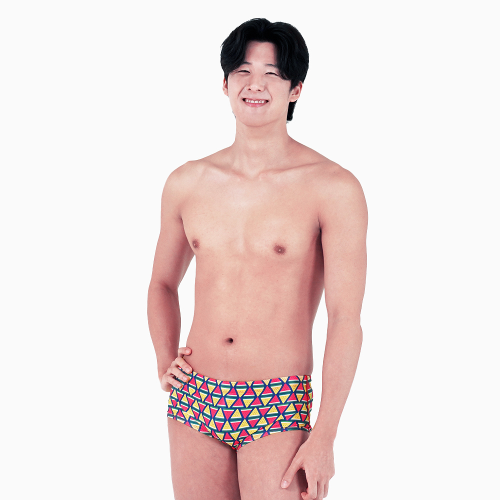 워터멜론 숏사각 탄탄이 레드