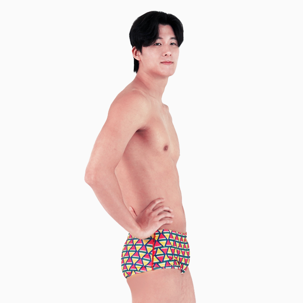 워터멜론 숏사각 탄탄이 레드