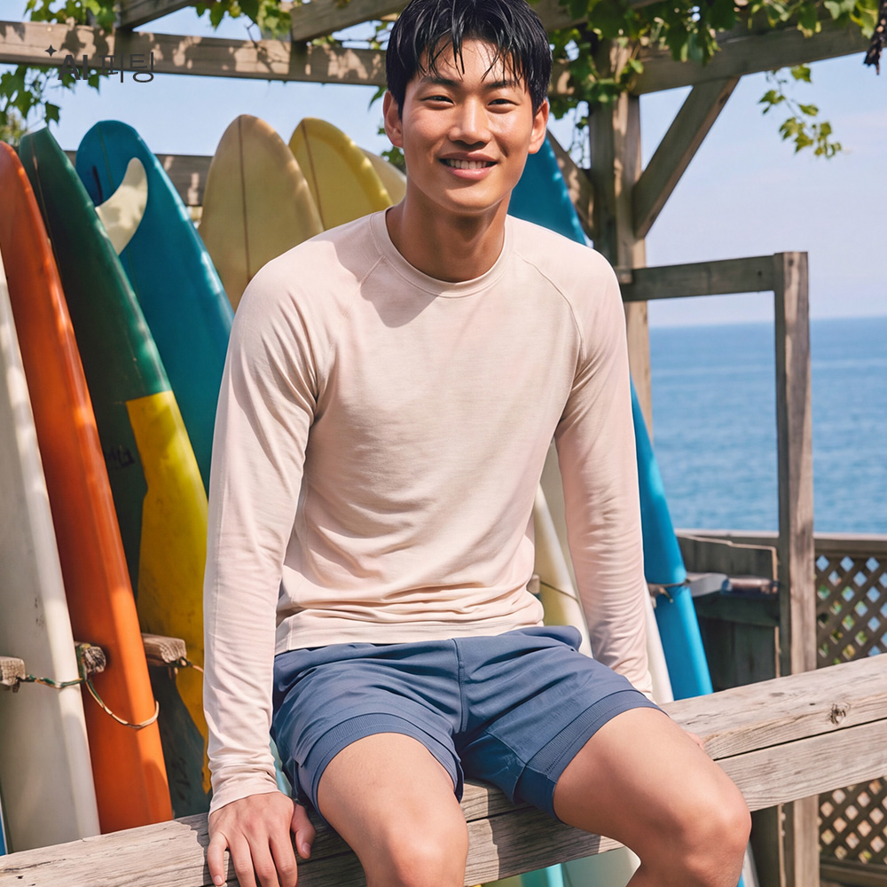 맨 벤츄리 레깅스 쇼츠 3부 인디고블루