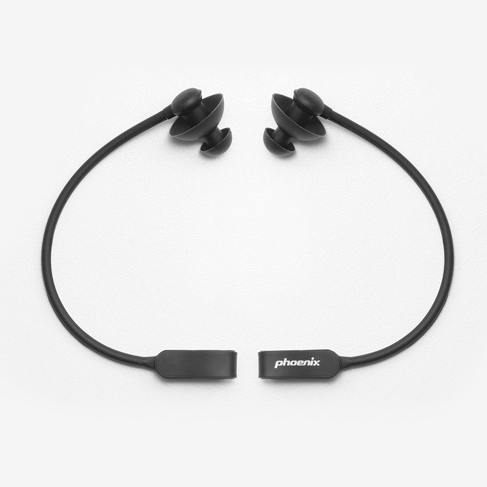 피닉스 마쉬멜로우 코드귀마개 블랙 [PNE-500(BLK)]