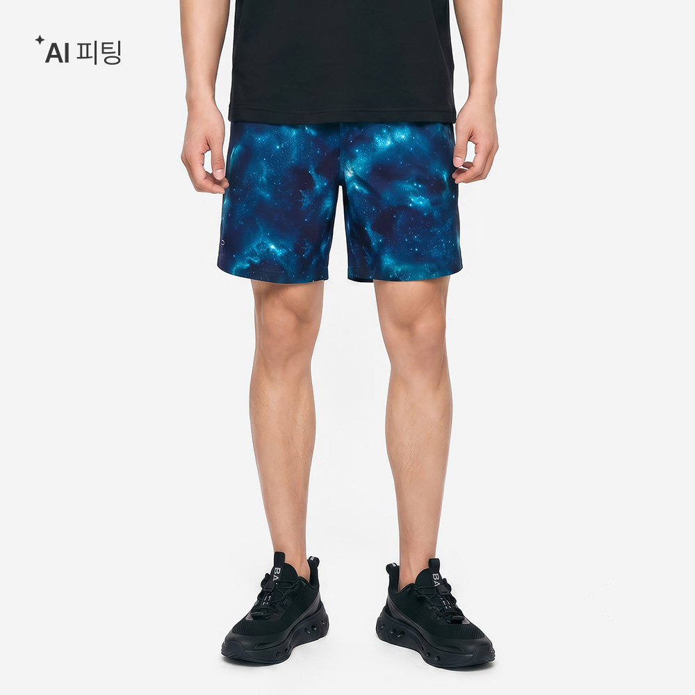 맨 스페이스 워터 쇼츠 4부 네이비