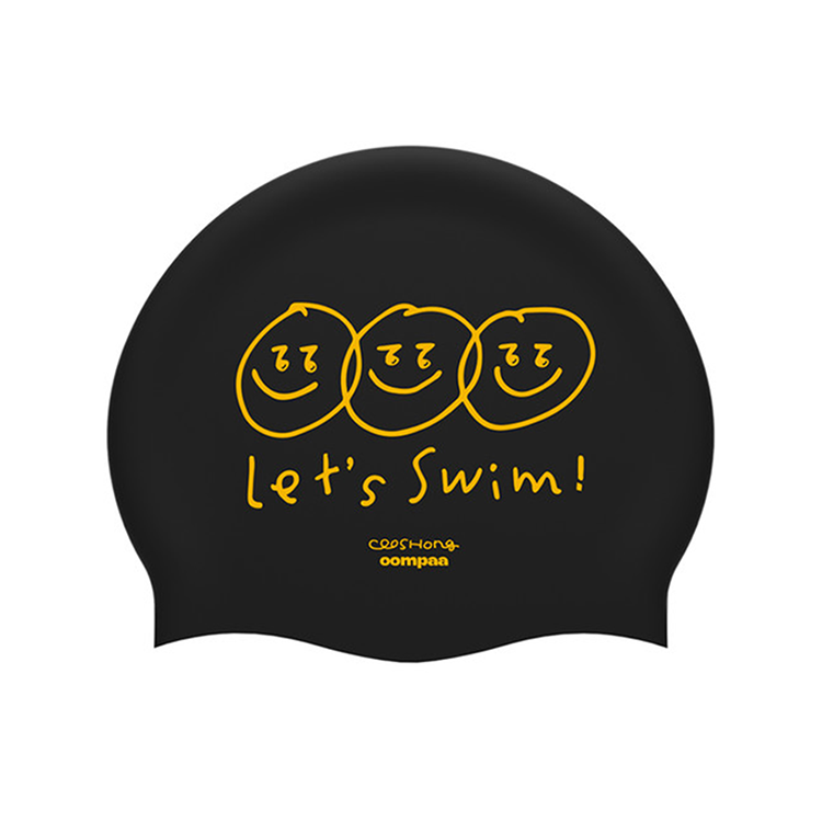 쿠숑 스마일 렛츠 실리콘 수모 블랙