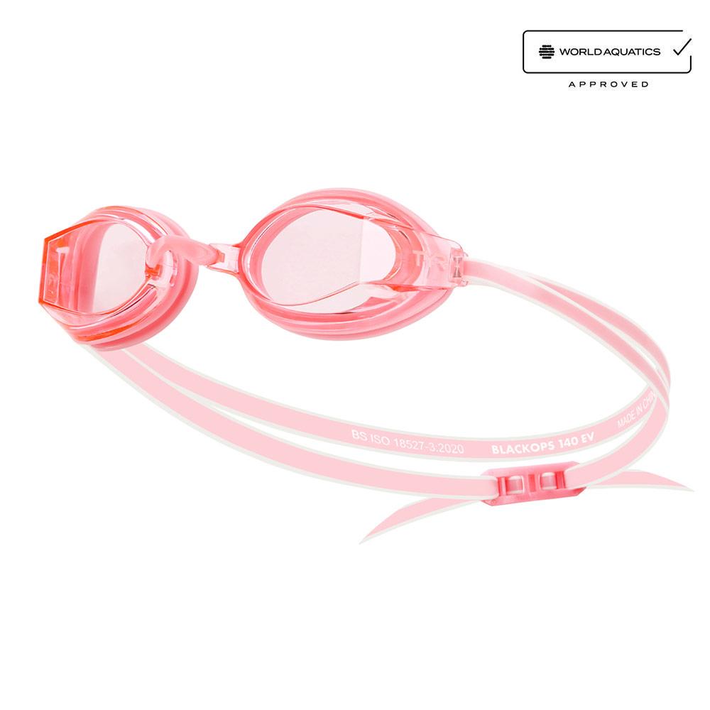 티어 블랙 OPS 140 EV 여성전용 수경 핑크 [LGBKOPF-670 FINA인증]
