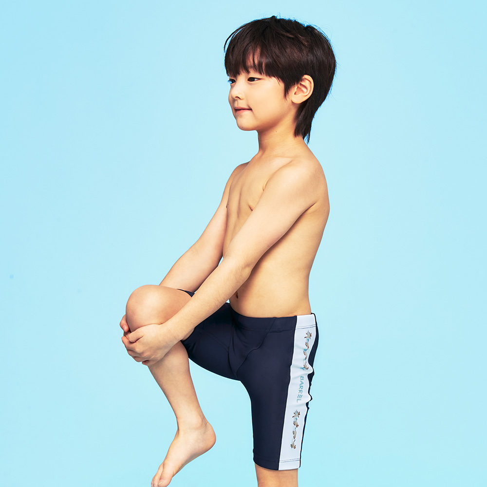 키즈 야옹이 수영 교실 새우등뜨기 재머 4부 딥네이비