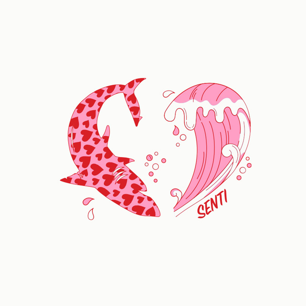 샤크하트 실리콘수모 레드