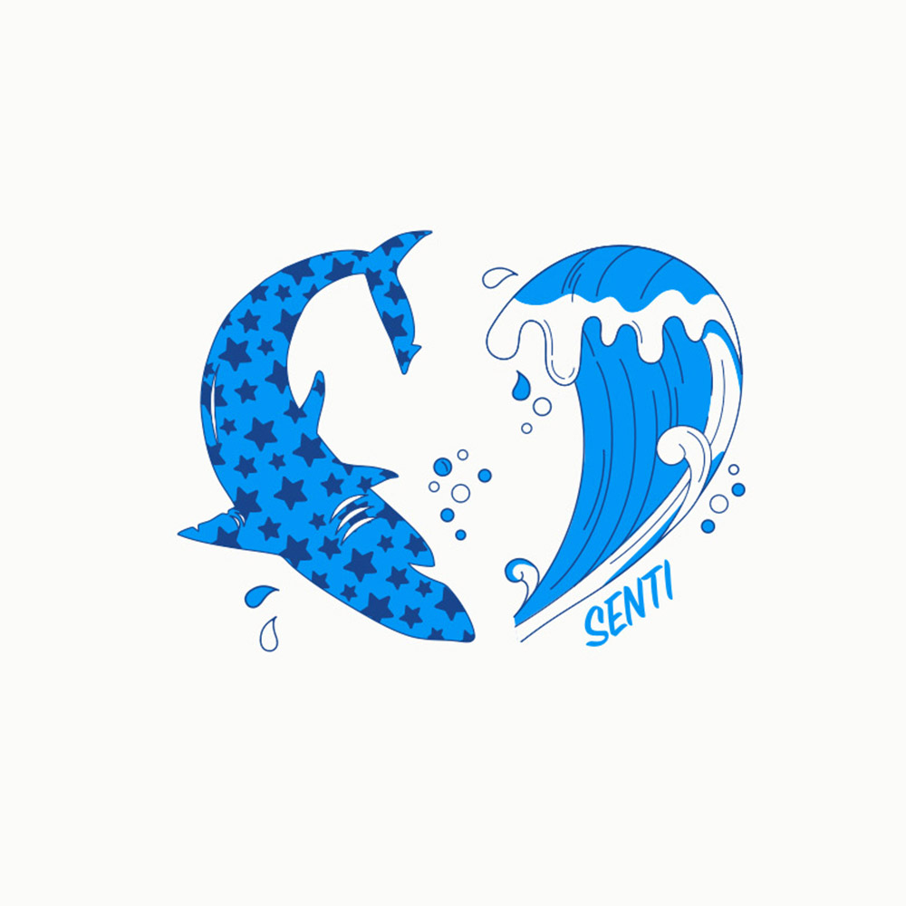 샤크하트 실리콘수모 블루