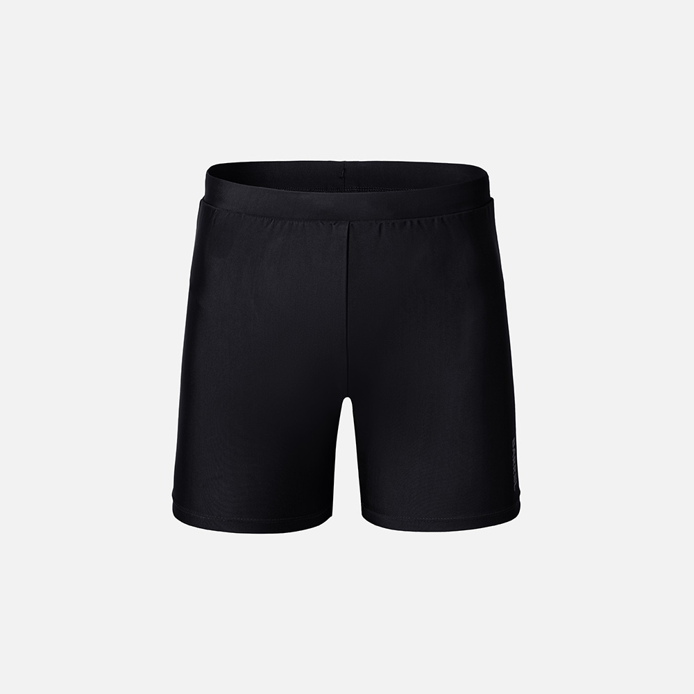 키즈 루즈핏 4부 스윔 팬츠 블랙