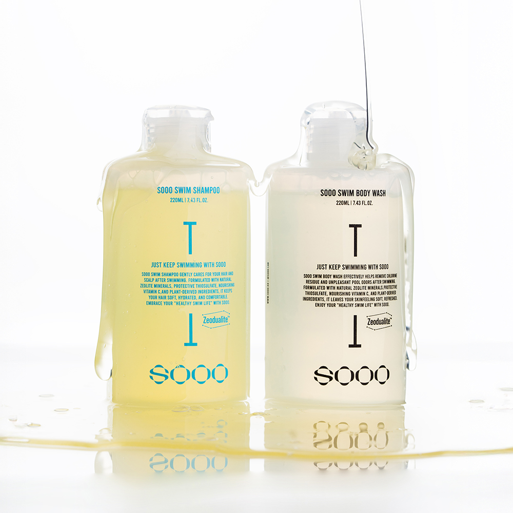 SOOO 스윔 샴푸 220ml + 바디워시 220ml 세트