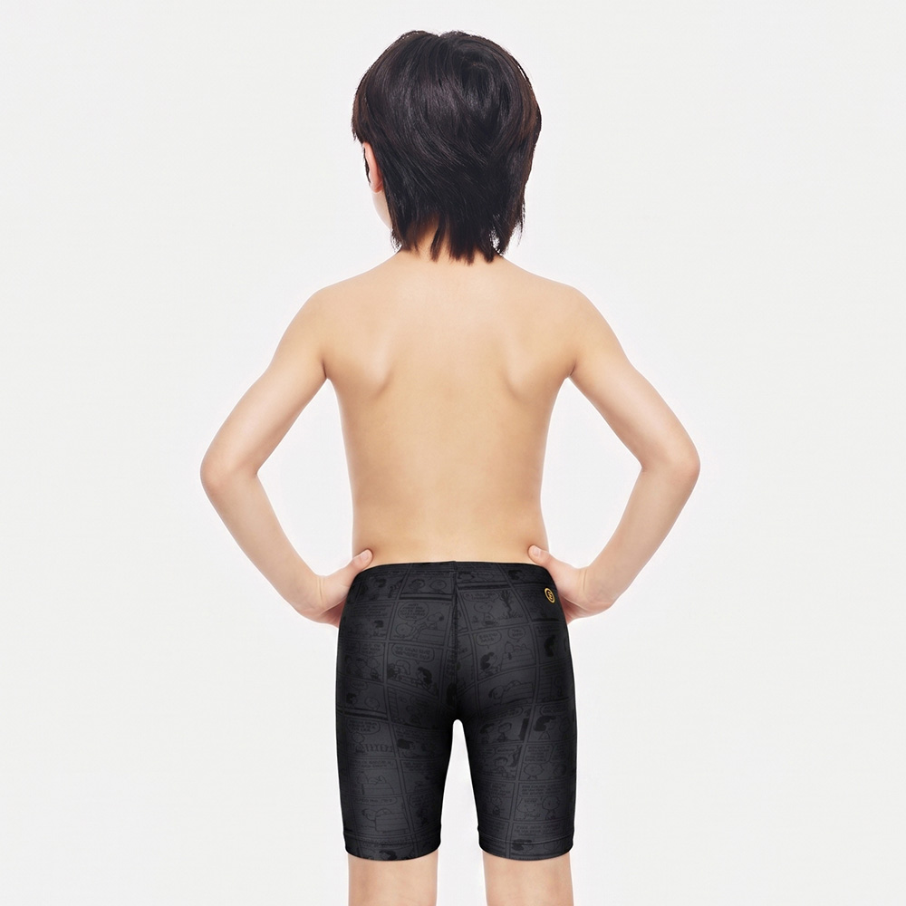 피너츠 키즈 카툰 스누피 재머 4부 딥그레이