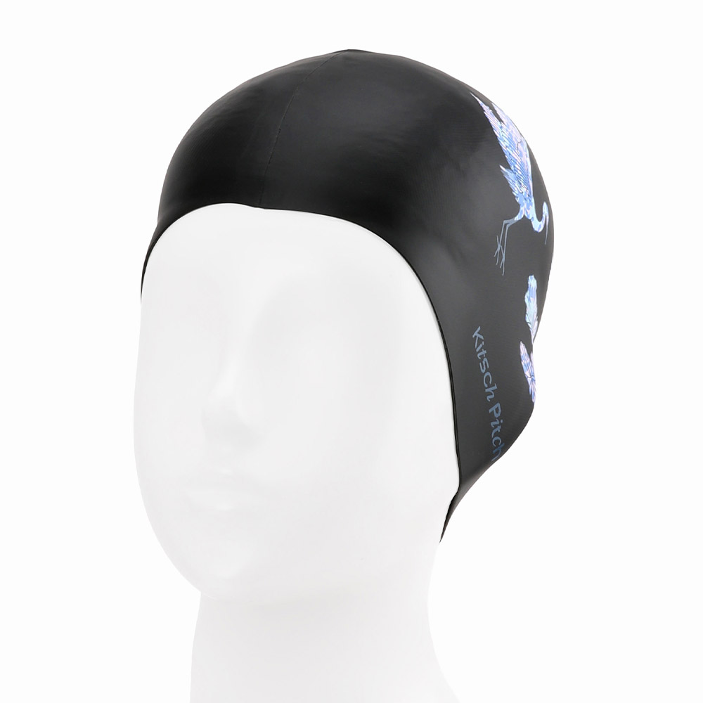 (9/28 예약발송) 키치피치 연무 실리콘수모 블랙 [KG3USC010] 디테일
