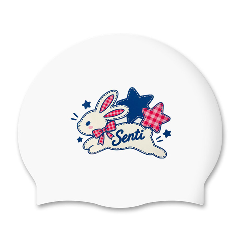 센티 패치래빗 실리콘 수모 화이트 [SC-2656]