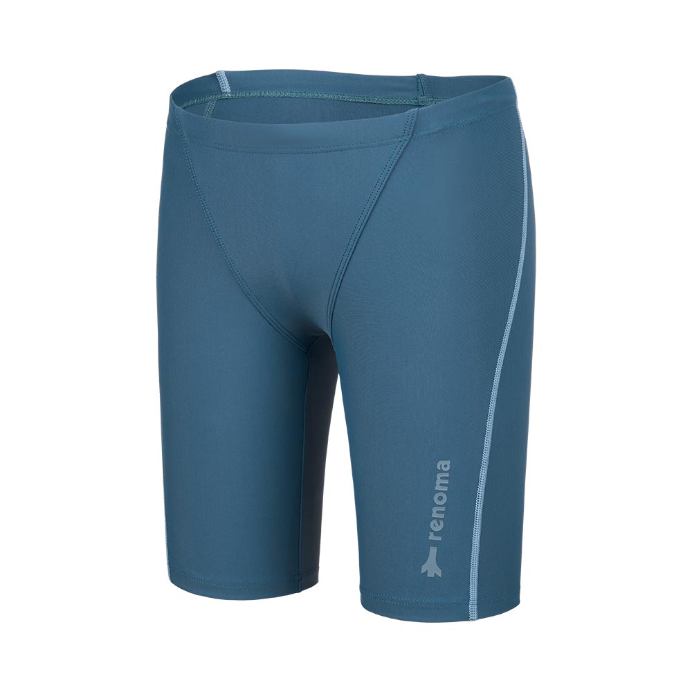 키즈 솔리드 4부 인디고블루