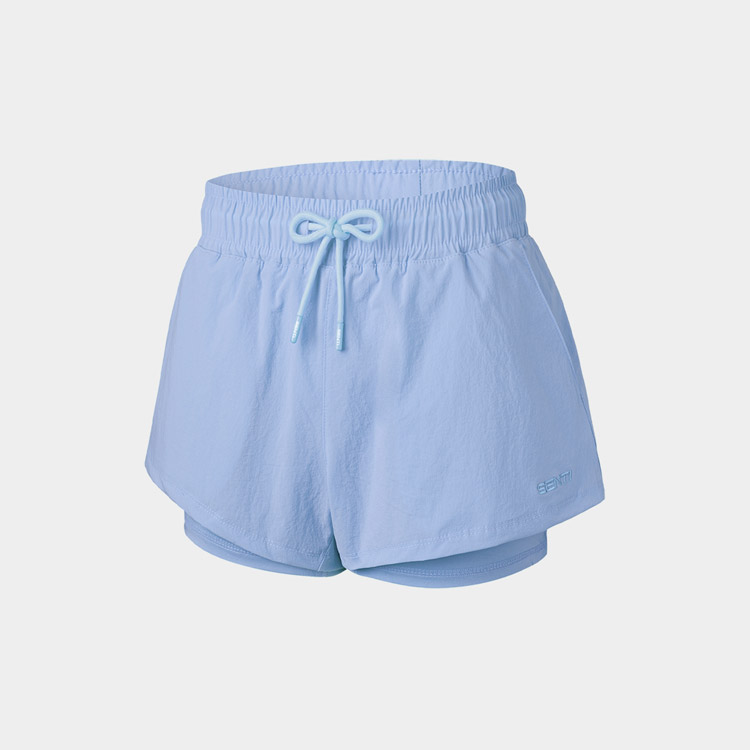 우먼 클래식 레깅스 비치쇼츠 3부 라벤더
