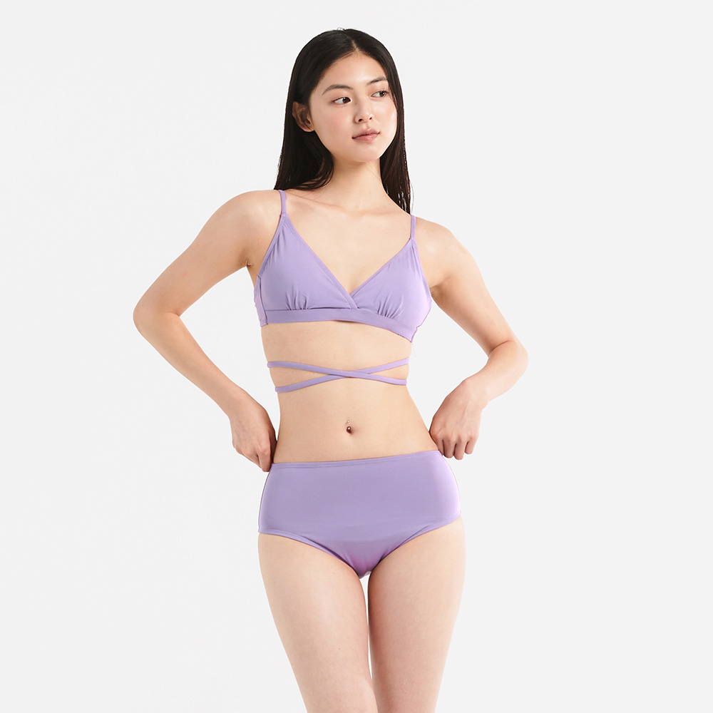 서머 브리즈 스트랩 비키니 SET 퍼플