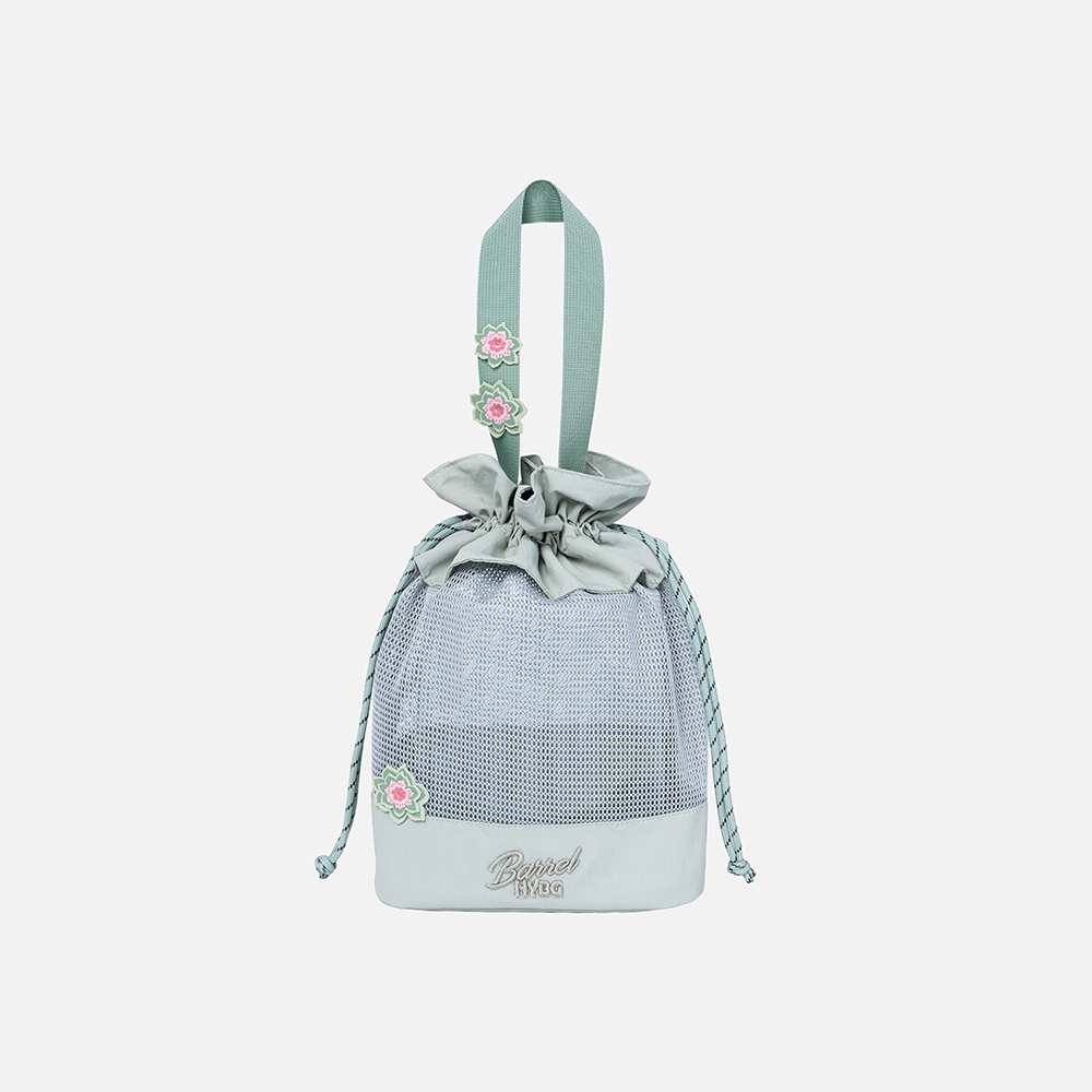 BARREL X NYBG 메쉬 토트백 10L 그린