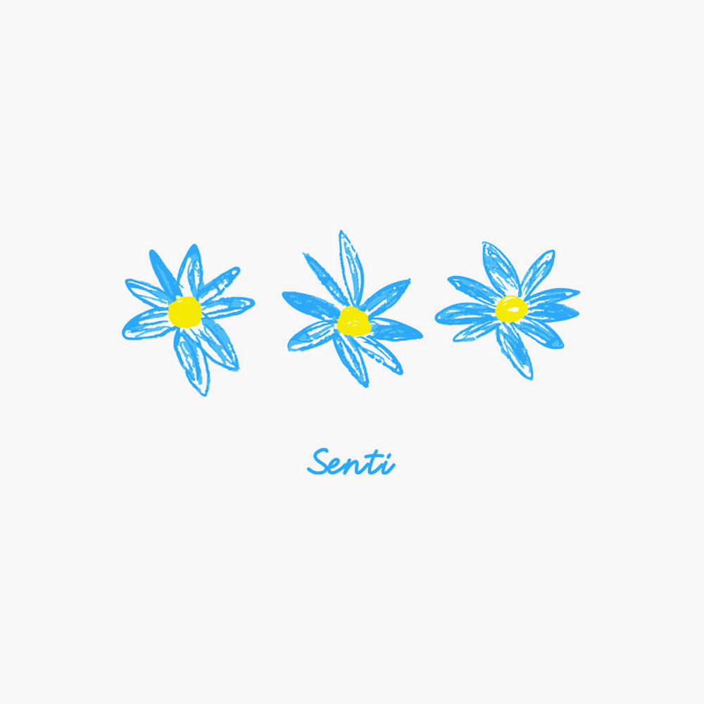 블루데이지 실리콘수모 화이트