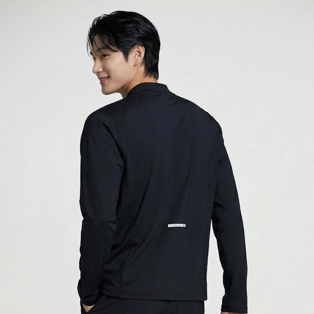 맨 솔라랩 집업 래쉬가드 블랙