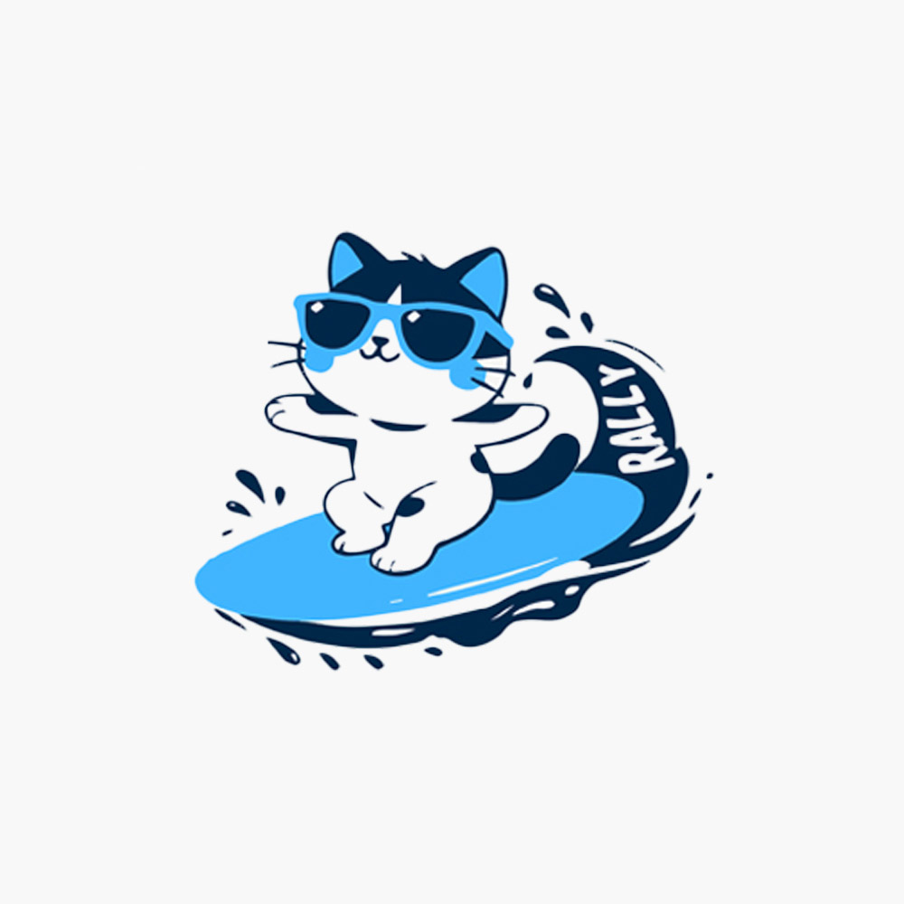 서프 캣 실리콘수모 블루