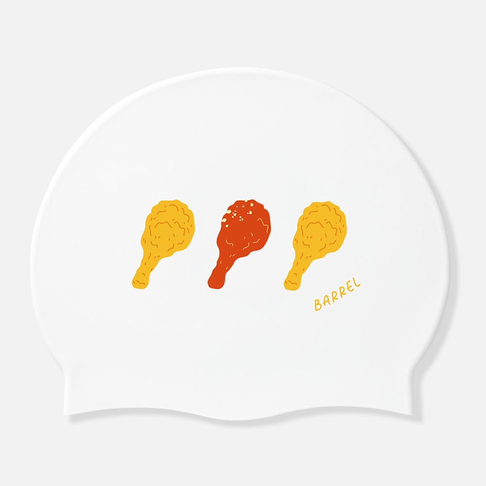 반반치킨 실리콘 스윔 캡 화이트