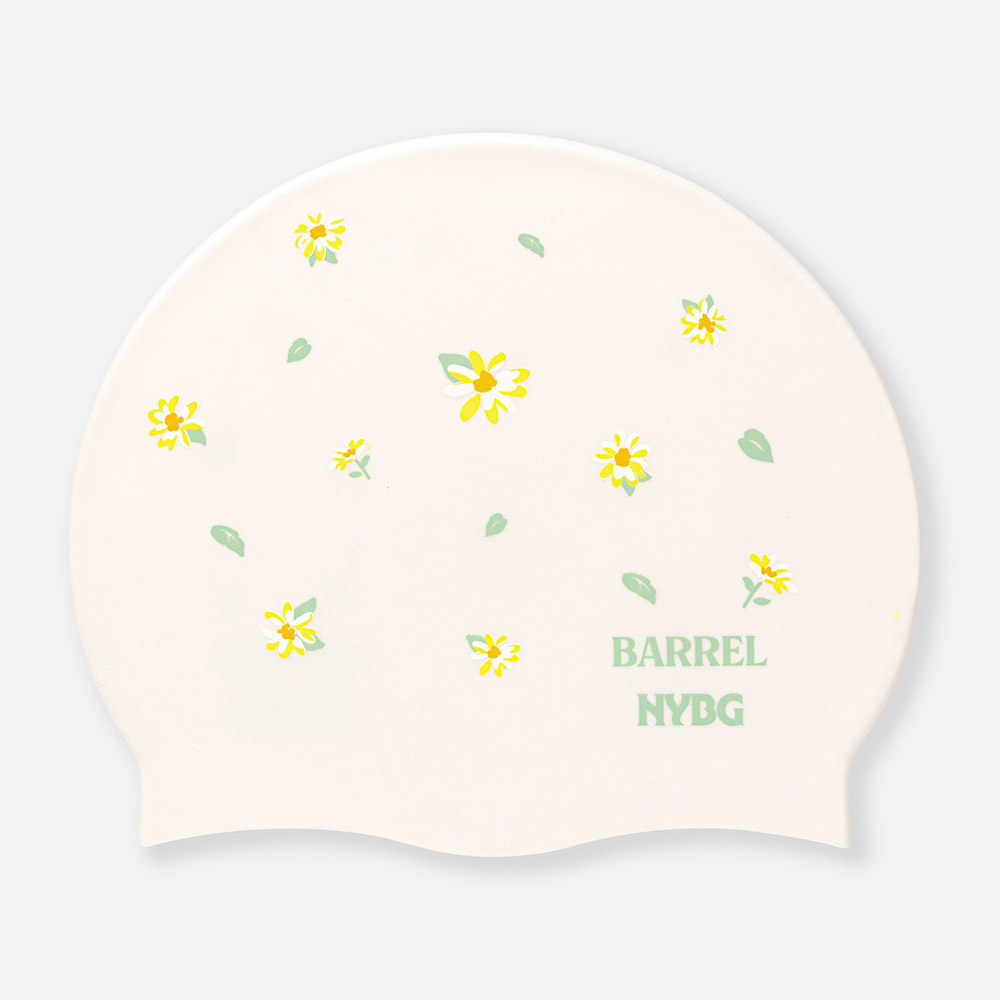 배럴 BARREL X NYBG 데이지 실리콘 스윔 캡 화이트 [B6SUASC116WHT 수모]