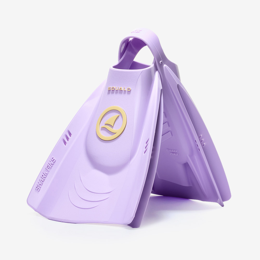 샤크핀 숏핀 파우더라벤더 (오리발 가방 증정)