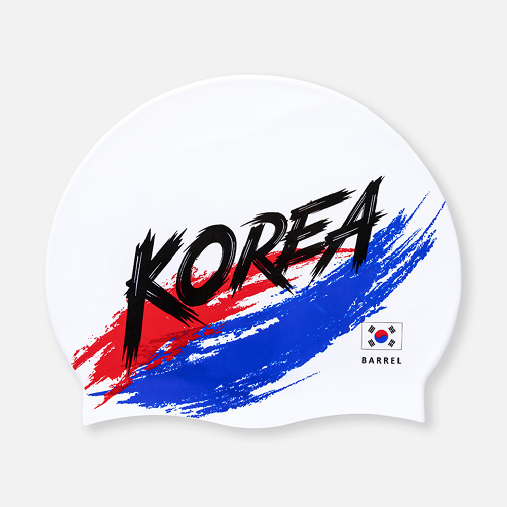 코리아 에디션 실리콘 스윔 캡 화이트