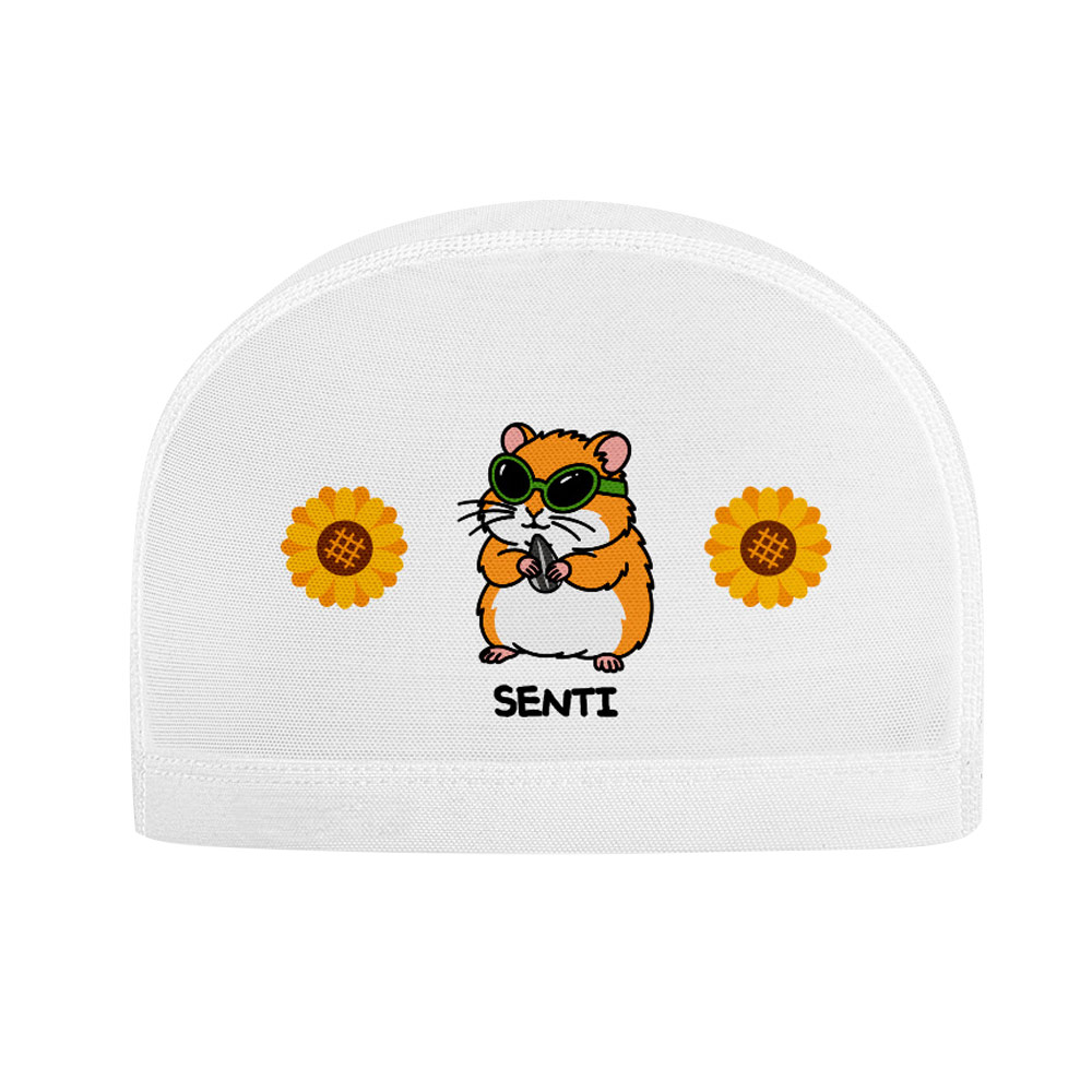 센티 햄바라기 메쉬수모 화이트 [SC-M622] 디테일
