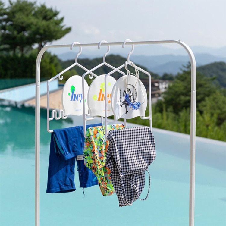 회전형 와이드 스윔 행거 화이트